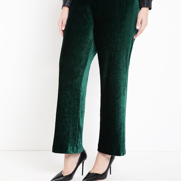 Eloquii Velvet Textured Pant - Picture 2 of 4